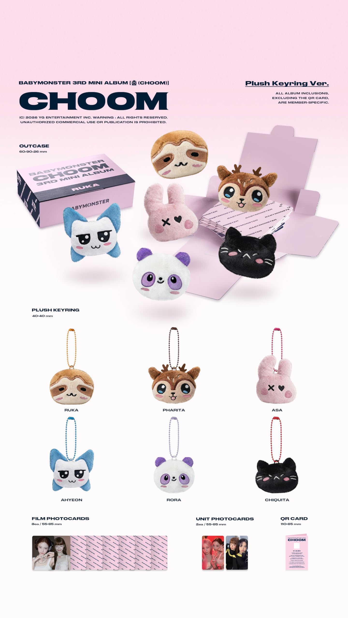 Amazon.co.jp: (Keyring Rora Version) ベイビーモンスター ベビモン